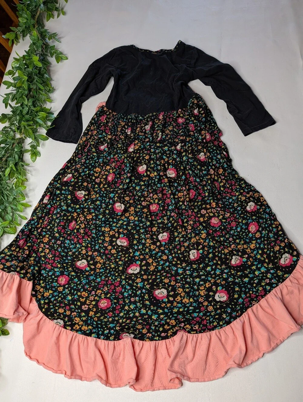 Little Lovebird Boutique Cottage Core Set Of 2 Floral Dresses Girls 12